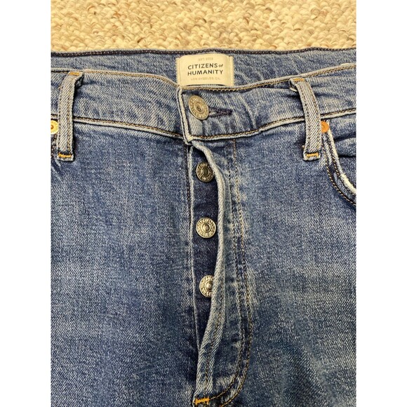 29 Citizens Of Humanity High-Rise Button Fly Charlotte Straight Leg - Picture 8 of 11